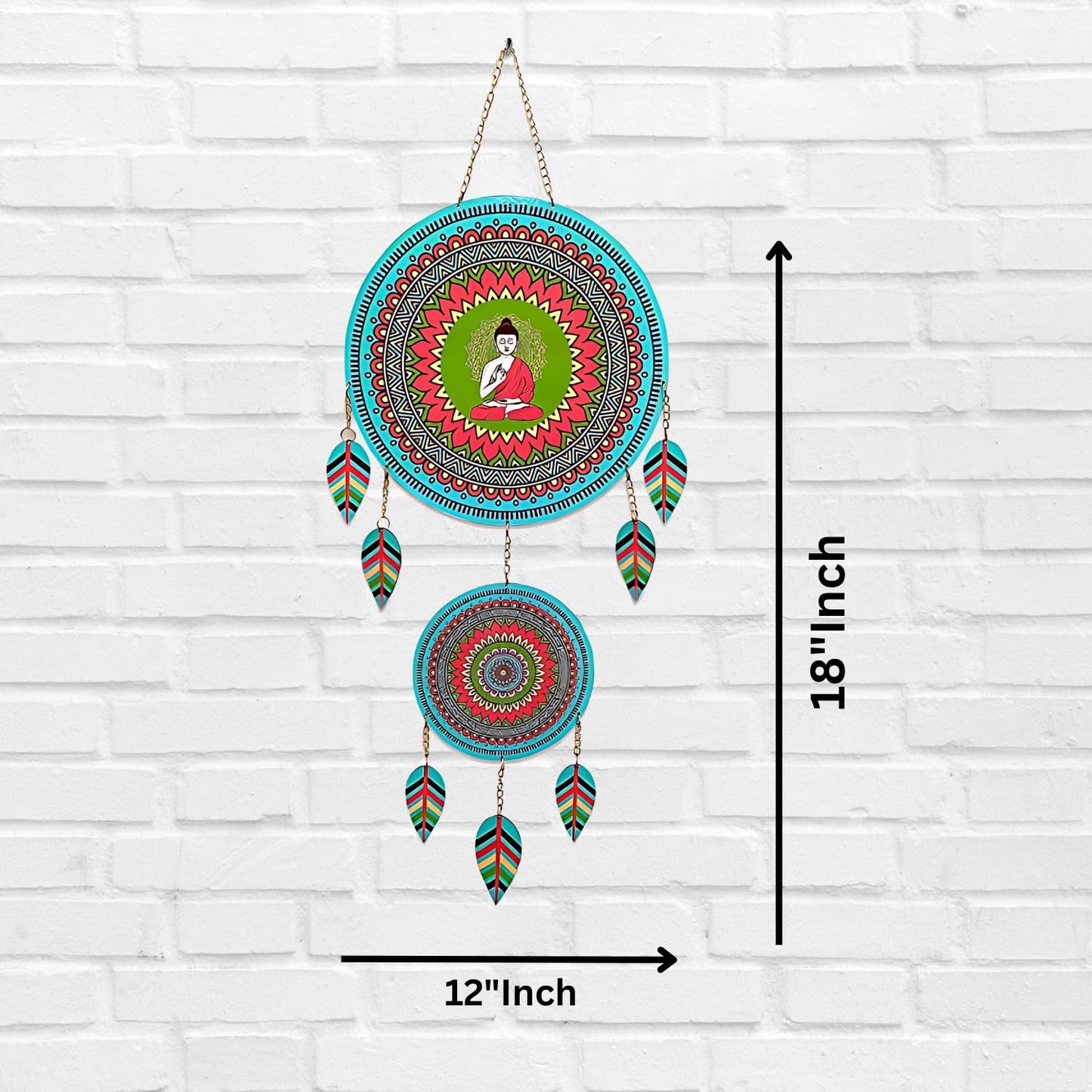 GiftShala Buddha Dream Catcher Wall Hanging | Size 12*18 inch