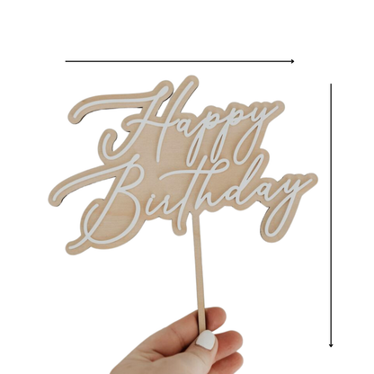 GiftShala Birthday Creative Cake Topper | Size 5*5 inch