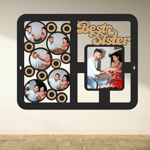 GiftShala Best Sister Photo Frame | Size A4