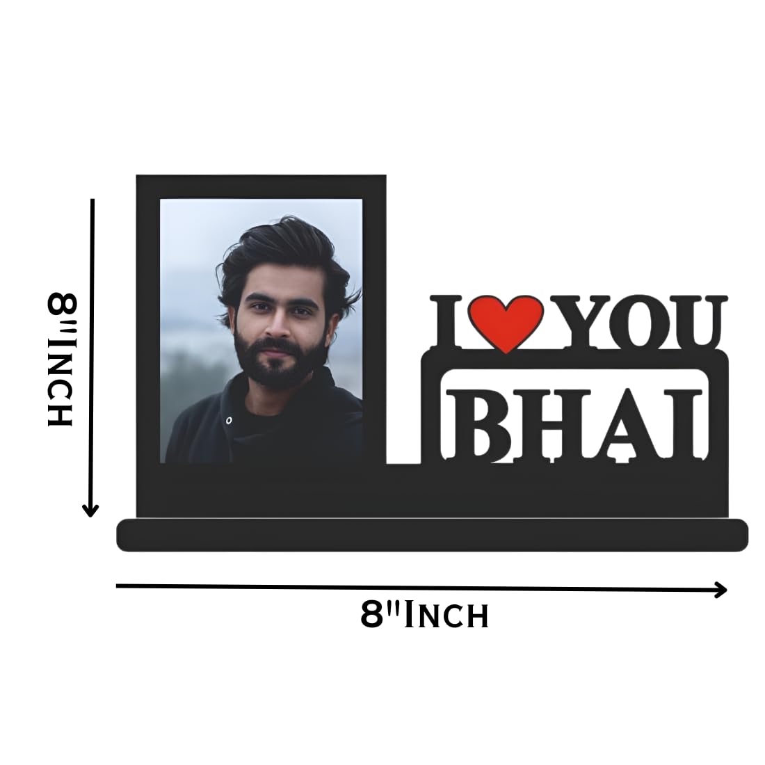 GiftShala I Love You Bhai Table Top | Size A4