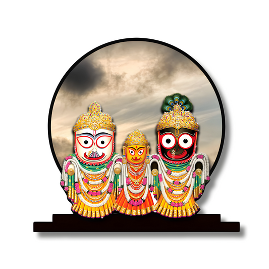 GiftShala Lord Jagannath Idol for Car Dashboard | Size 5 inch (approx)