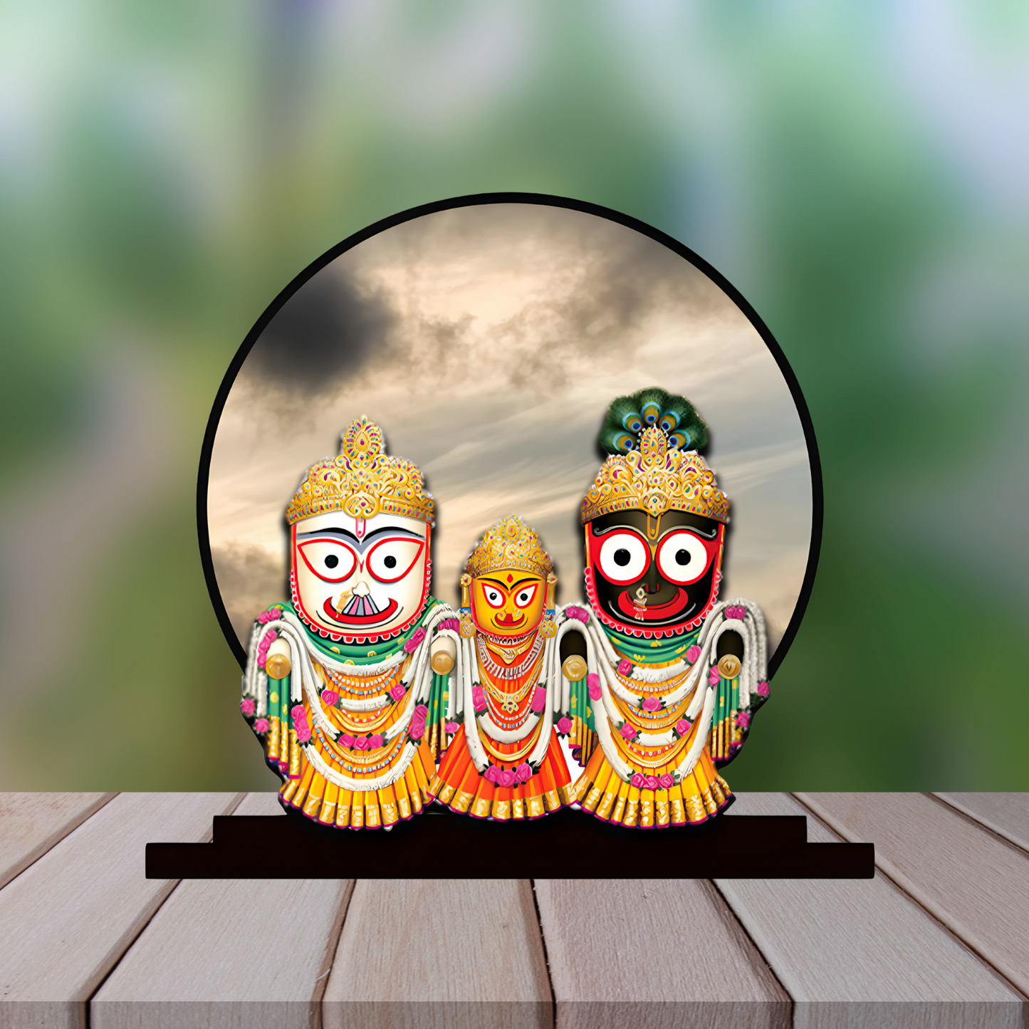 GiftShala Lord Jagannath Idol for Car Dashboard | Size 5 inch (approx)