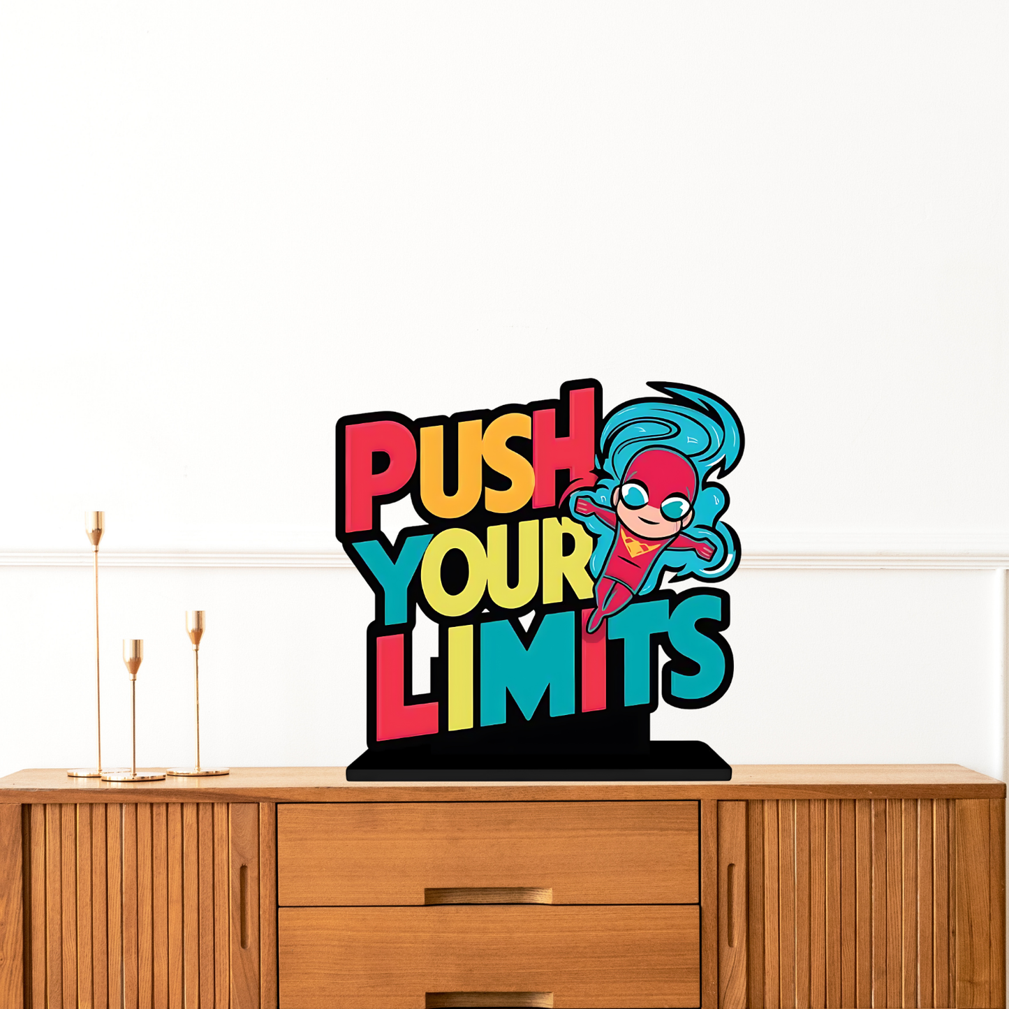 GiftShala Push Your Limits Quote Figurine | Size 12*8 inch