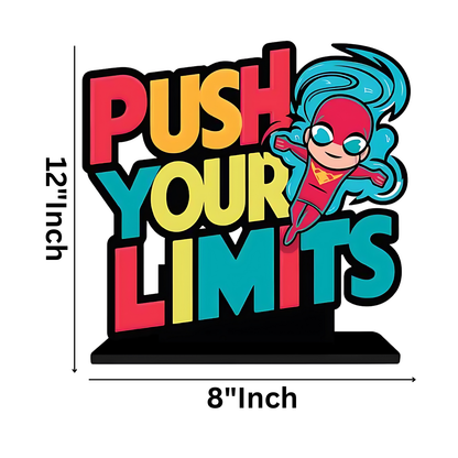 GiftShala Push Your Limits Quote Figurine | Size 12*8 inch