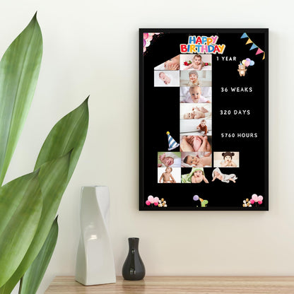 GiftShala Baby Wall Photo Frame | Size A4