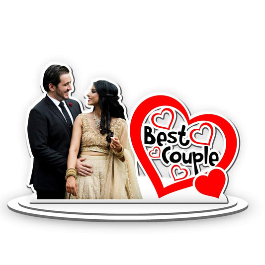 GiftShala Best Couple Table Top | Size 12*10 inch