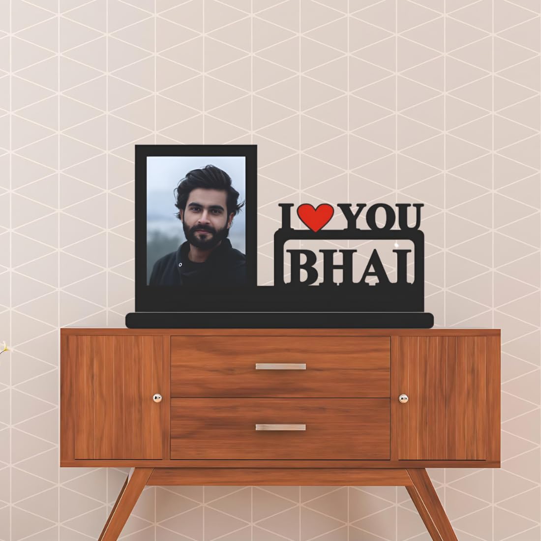 GiftShala I Love You Bhai Table Top | Size A4