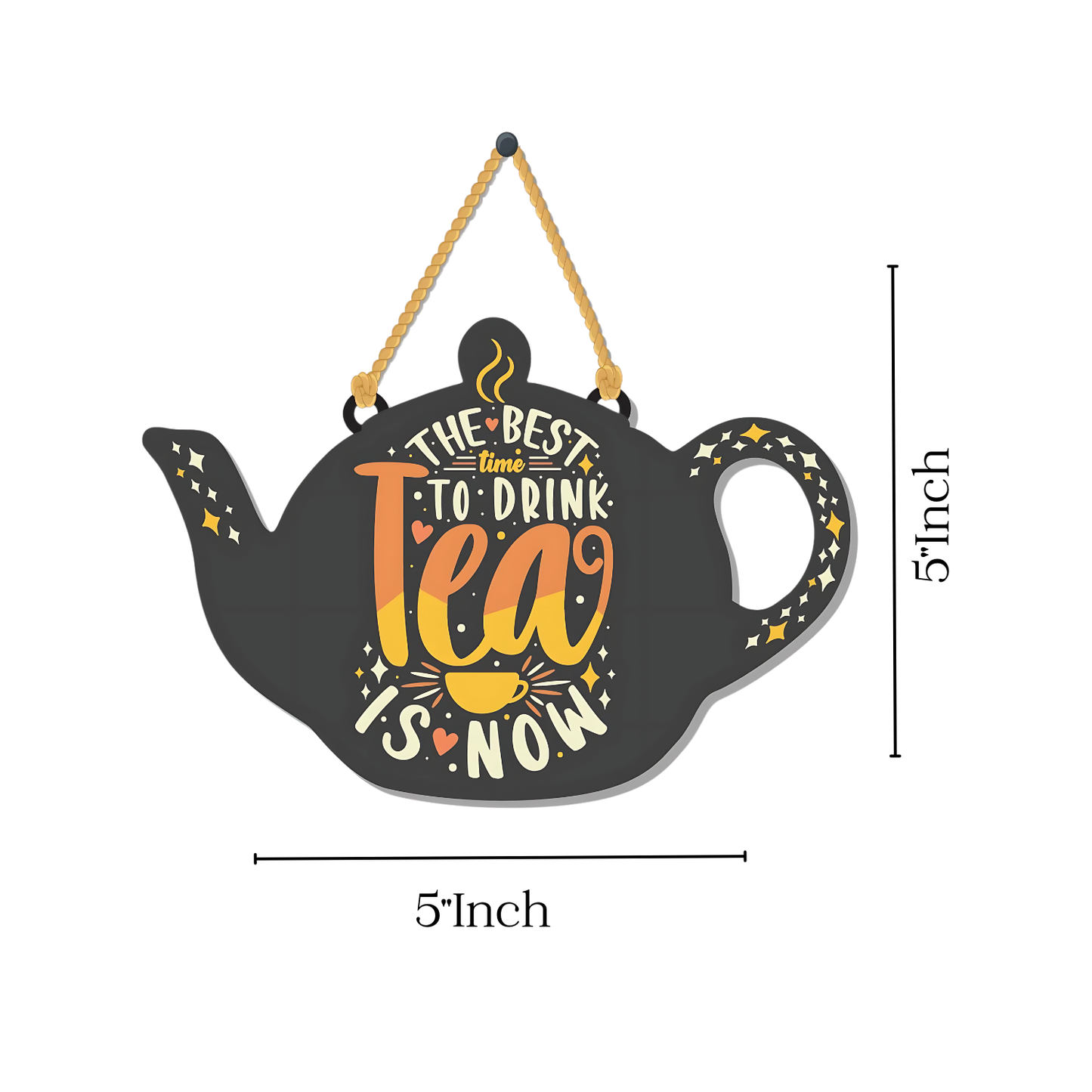 GiftShala Funky Kettle Wall Hanging | Size 5*5 inch