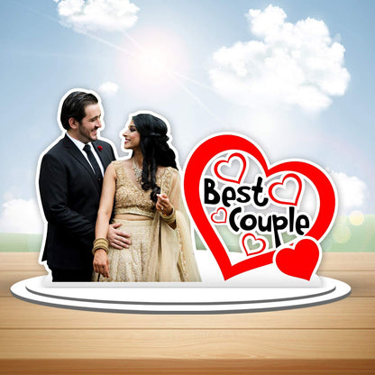 GiftShala Best Couple Table Top | Size 12*10 inch