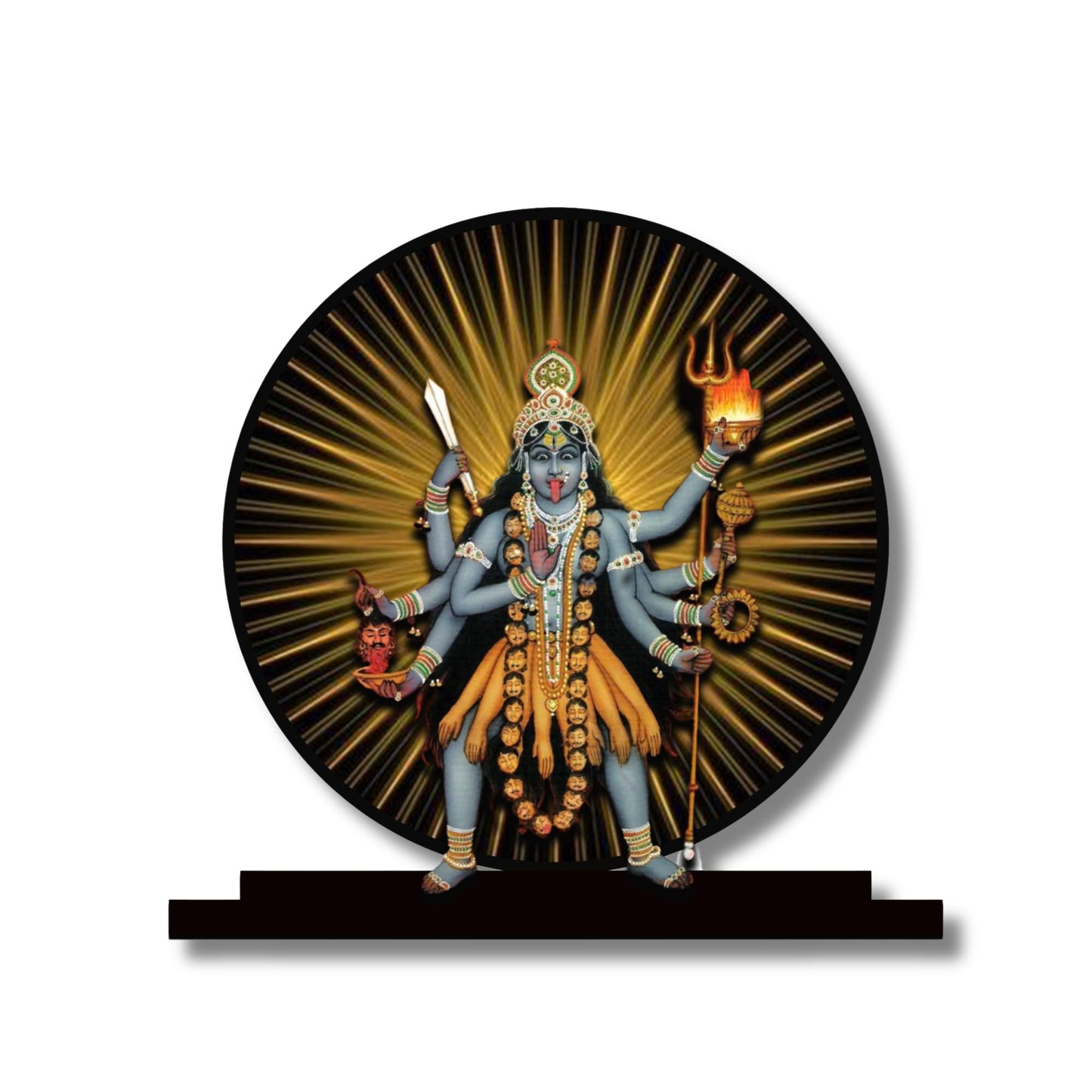 GiftShala Kali Mata Idol for Car Dashboard | Size 5 inch (approx)