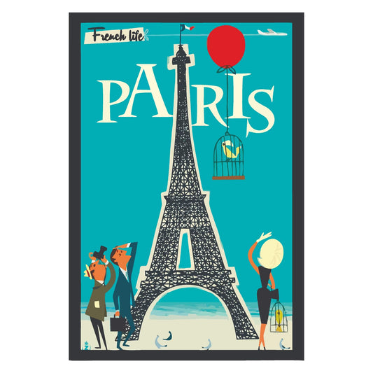 GiftShala Paris Fridge Magnet | Size 3*3 inch