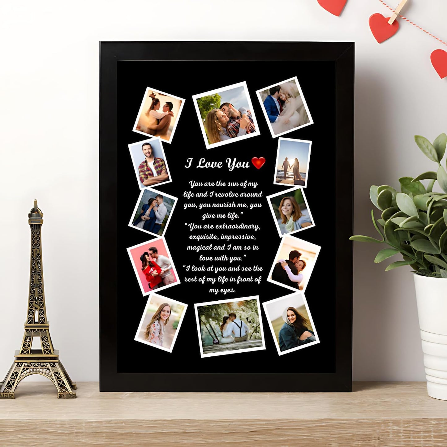 GiftShala Anniversary Collage Photo Frame | Size A4