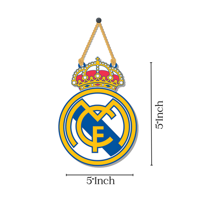 GiftShala Real Madrid Wall Hanging | Size 5*5 inch