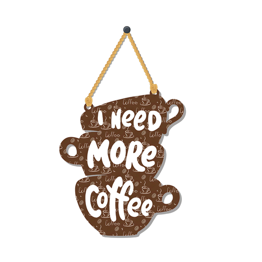 GiftShala Funky Coffee Wall Hanging | Size 5*5 inch