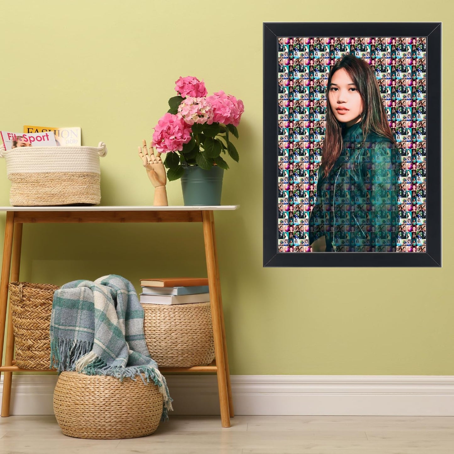 GiftShala Customized Mosaic Photo Frame | Size A4