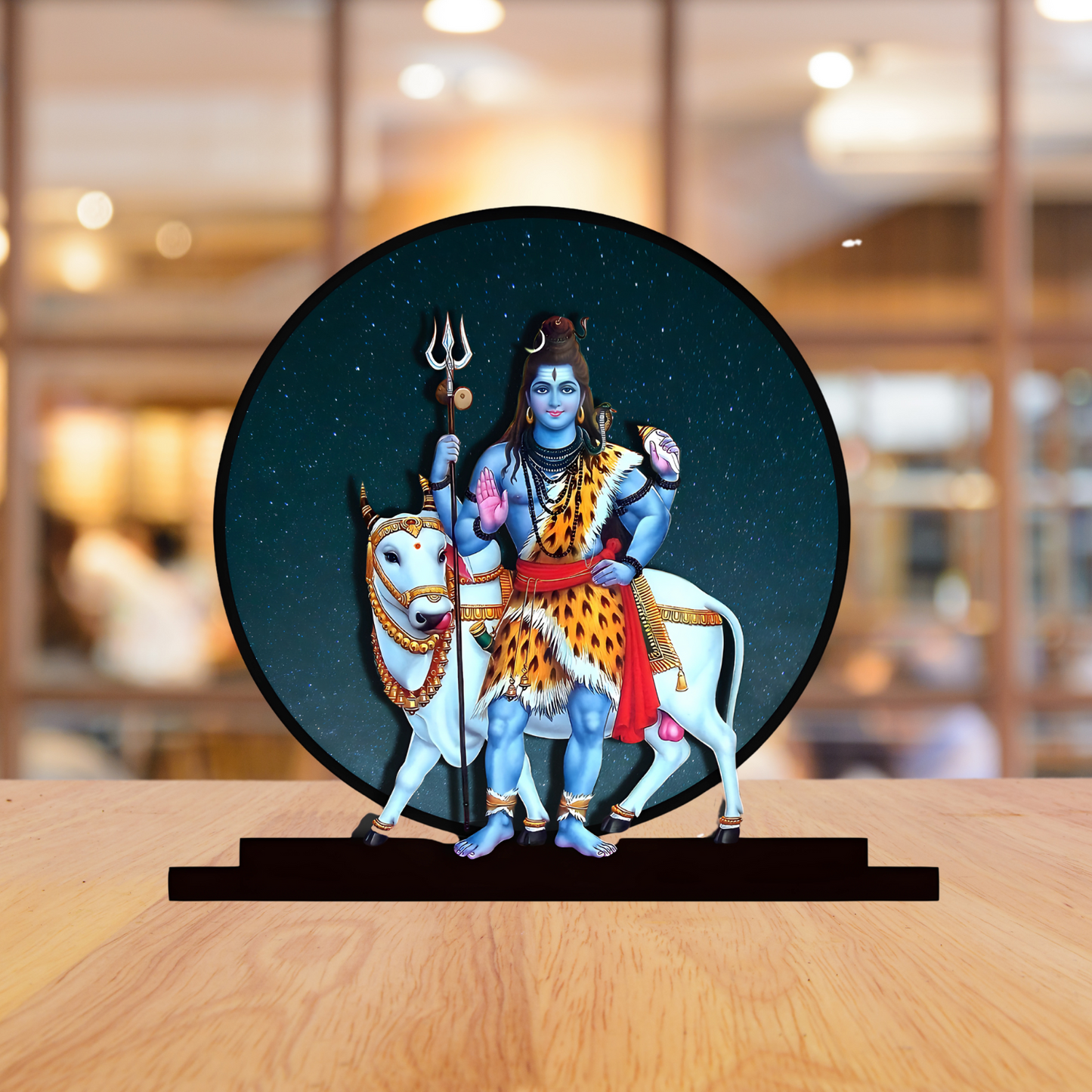 GiftShala Lord Shiva Idol for Car Dashboard | Size 5 inch (approx)