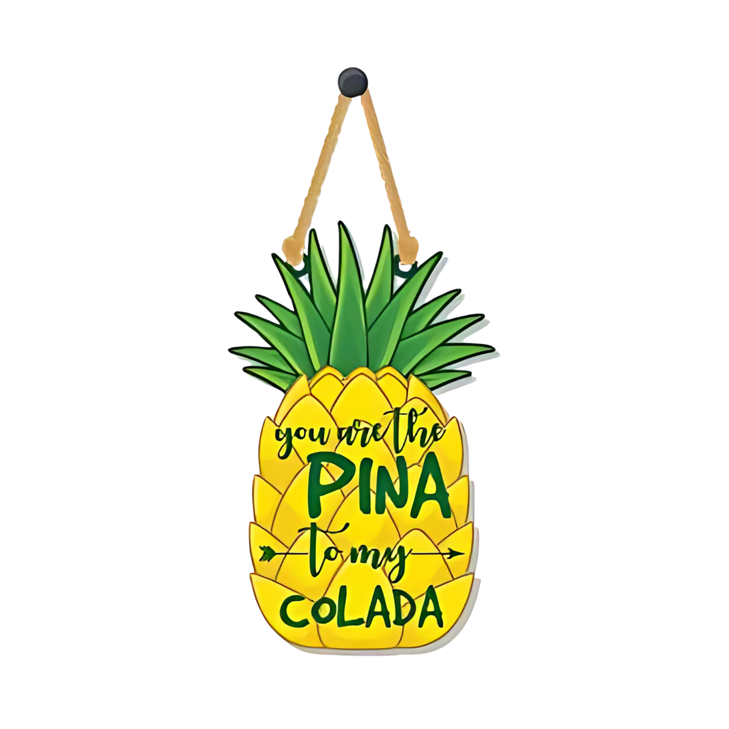 GiftShala Funky Pineapple Wall Hanging | Size 5*5 inch