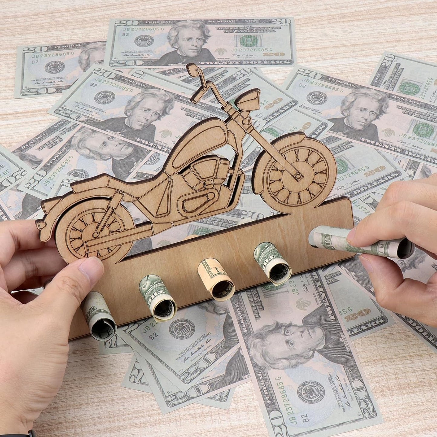 GiftShala Bike Style Money Holder | Size 7.87*5.90 Inches