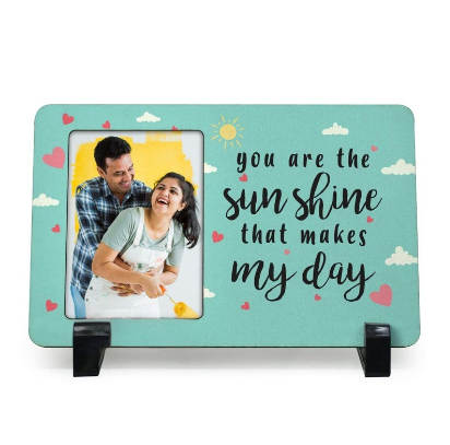 GiftShala Cute Couple Table Top | Size 12*10 inch