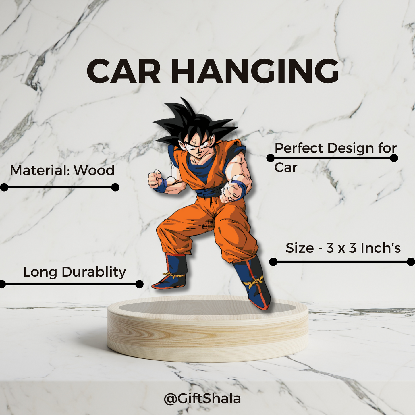 GiftShala Dragon Ball Z Car Hanging