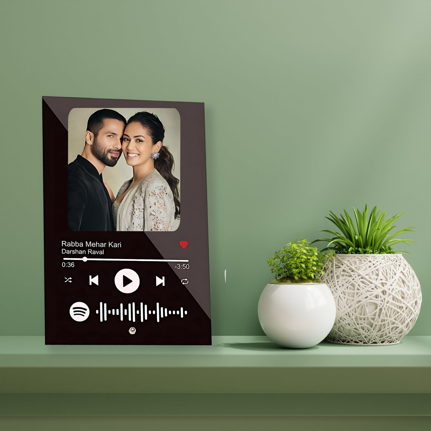 GiftShala Customized Spotify Photo Frame | Size 6*8 inch