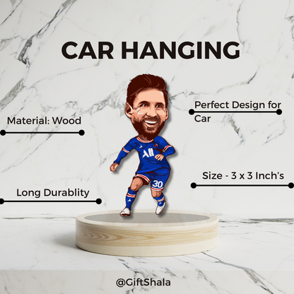 GiftShala Lionel Messi Car Hanging