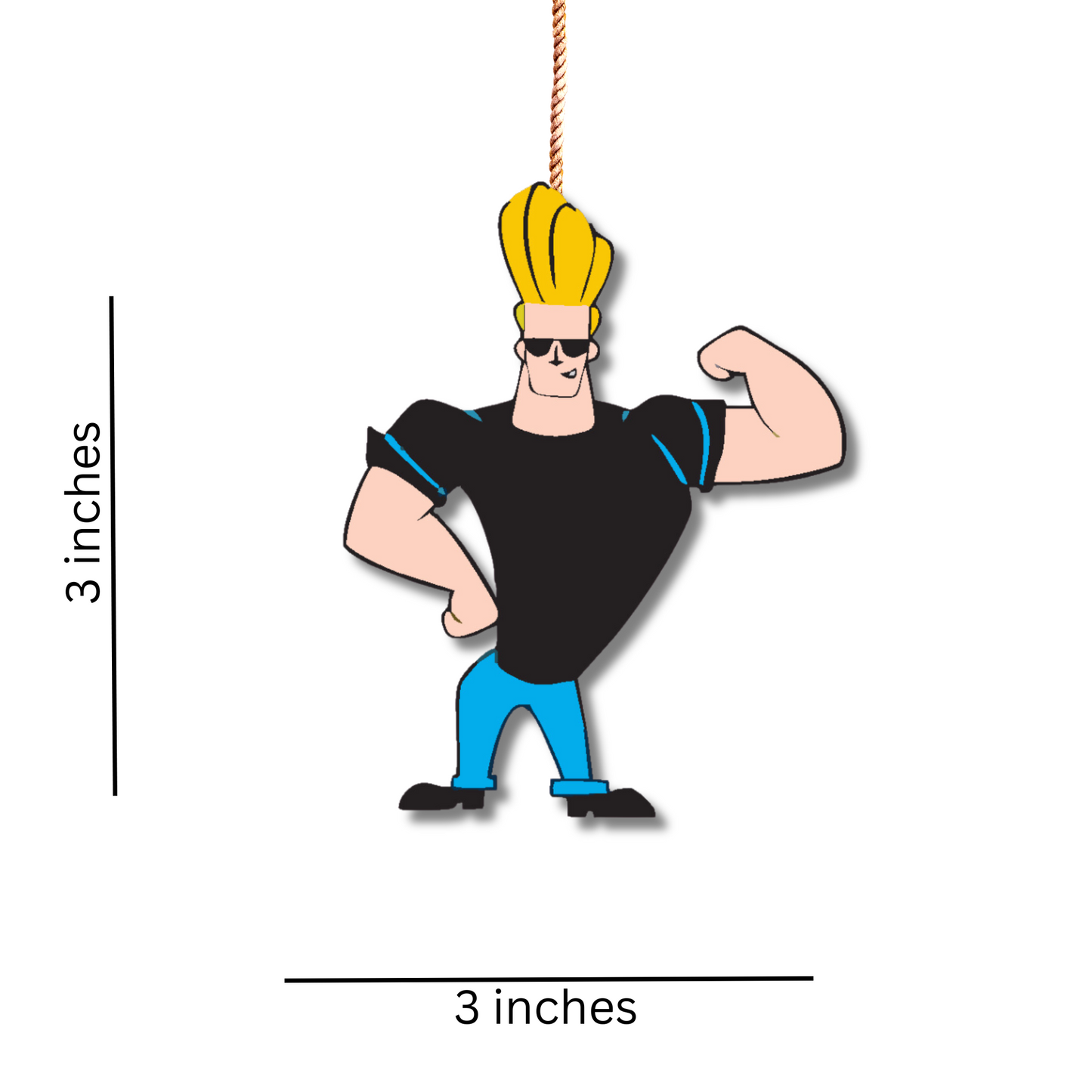 GiftShala Johnny Bravo Car Hanging