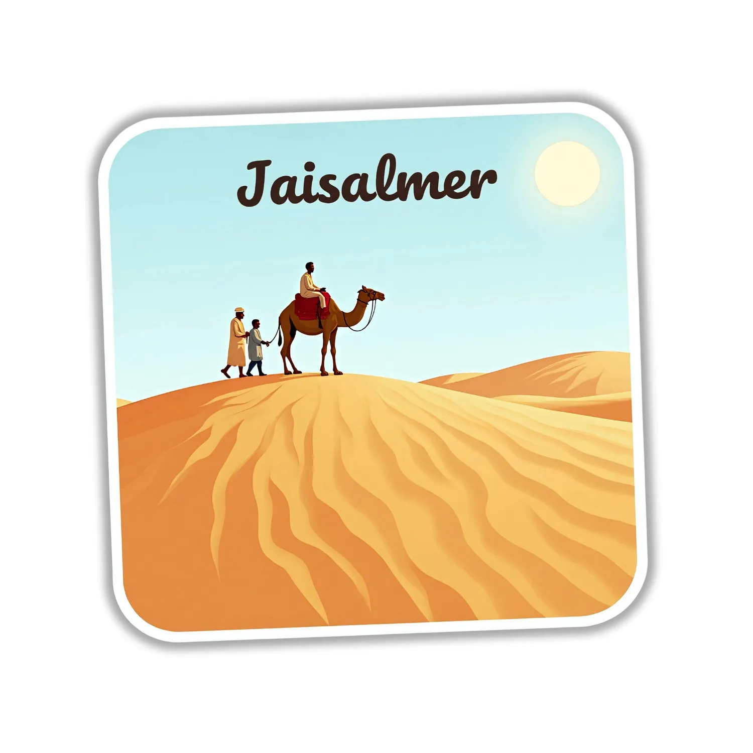 Jaisalmer Theme Souvenir Wooden Refrigerator Stylish Fridge Magnet