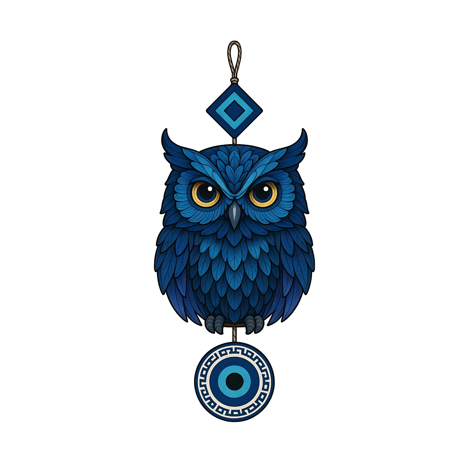 Owl Shape Wooden Wall Hanging For Kitchen Decor